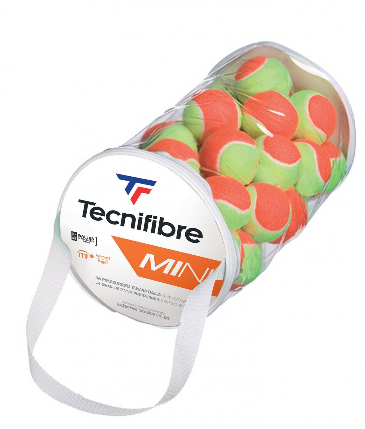 М'ячі для тенісу Tecnifibre Mini Tennis orange x 36balls М'ячі для тенісу Tecnifibre Mini Tennis orange x 36balls