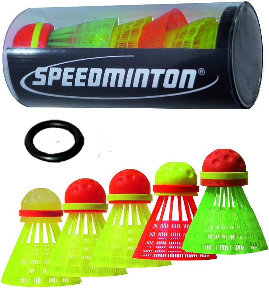 Набор воланов Speedminton® Tube Mix (5 шт.) Набор воланов Speedminton® Tube Mix (5 шт.)