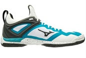 Кросівки чол. Mizuno WAVE MIRAGE 3 - Wht/Blk/EnamelBlu (44.5) UK10. Зображення №2