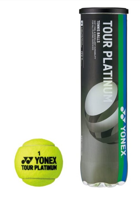 М'ячі для тенісу Yonex Tour Platinum (4B) М'ячі для тенісу Yonex Tour Platinum (4B)