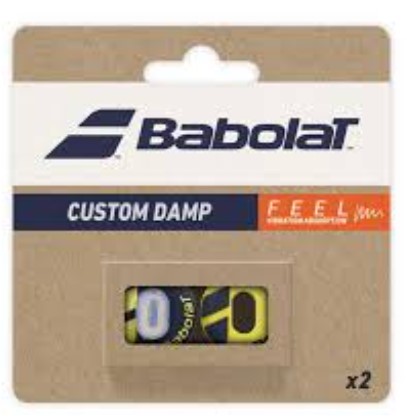 Виброгаситель Babolat Custom Damp 2 black/yellow Виброгаситель Babolat Custom Damp 2 black/yellow