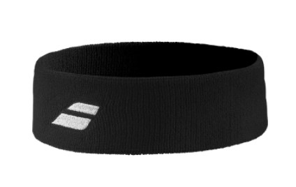 Пов'язка Babolat LOGO HEADBAND BLACK/BLACK Пов'язка Babolat LOGO HEADBAND BLACK/BLACK