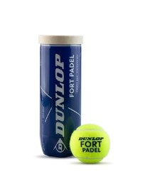 Мячи для падел тенниса Dunlop FORT PADEL 3PET (601555) Мячи для падел тенниса Dunlop FORT PADEL 3PET (601555)