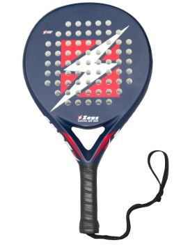 Ракетка для падел тенісу Zeus Racchetta logo bl/re without cover (Z01936) Ракетка для падел тенісу Zeus Racchetta logo bl/re without cover (Z01936)