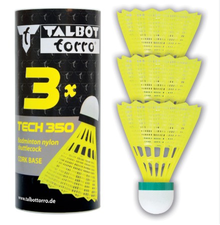 Волани Talbot Tech 350 Shuttle yellow, SLOW 3шт. (479115) Волани Talbot Tech 350 Shuttle yellow, SLOW 3шт. (479115)