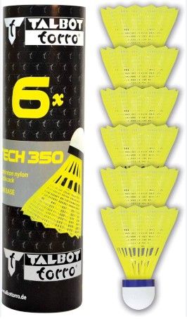 Воланы Talbot Tech 350 Shuttle yellow, MEDIUM 6 шт. (479103) Воланы Talbot Tech 350 Shuttle yellow, MEDIUM 6 шт. (479103)