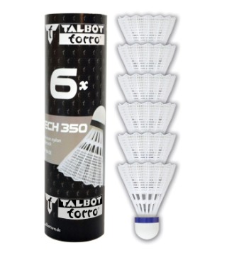 Волани Talbot Tech 350 Shuttle white, MEDIUM 6шт. (479102) Волани Talbot Tech 350 Shuttle white, MEDIUM 6шт. (479102)