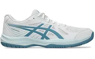 Кросівки для сквошу Asics Upcourt 6 White/Saba Blue 11 Кросівки для сквошу Asics Upcourt 6 White/Saba Blue 11