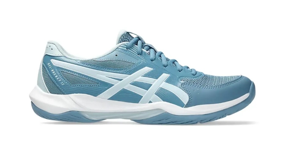 Кросівки для сквошу Asics Gel-Rocket 12 SABA BLUE/COOL GREY 12 Кросівки для сквошу Asics Gel-Rocket 12 SABA BLUE/COOL GREY 12