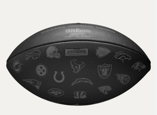 Мяч для американского футбола Wilson NFL 32 TEAM FOOTBALL BLACK OF Мяч для американского футбола Wilson NFL 32 TEAM FOOTBALL BLACK OF