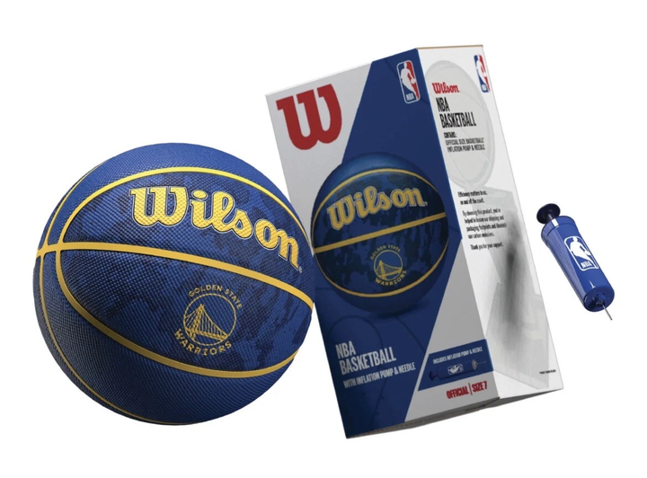 М'яч баскетбольний в подарунковій коробці + насос Wilson NBA TEAM TIEDYE BSKT GS WARRIORS size 7 М'яч баскетбольний в подарунковій коробці + насос Wilson NBA TEAM TIEDYE BSKT GS WARRIORS size 7