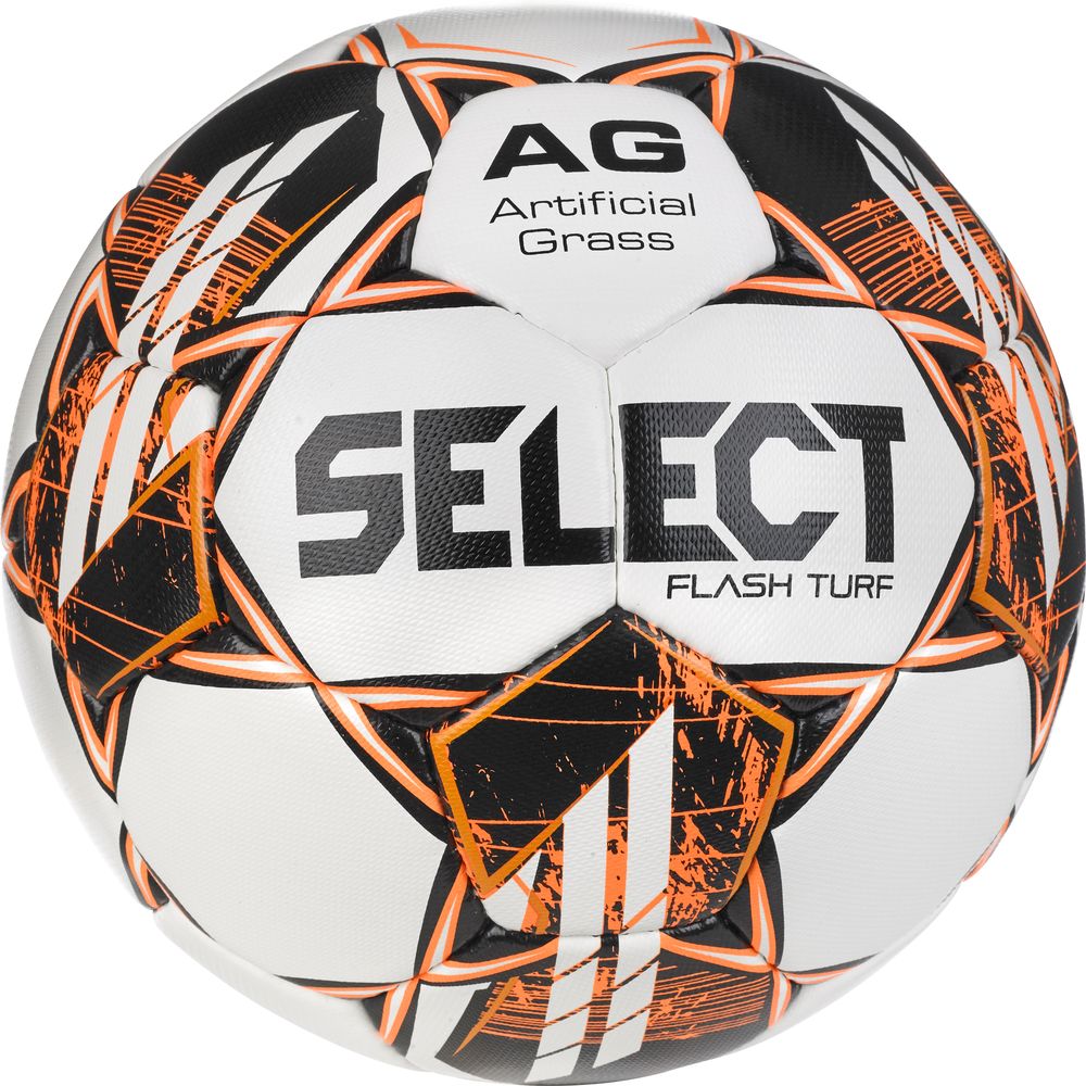 М'яч футбольний Select FLASH TURF v23 біло-помаранчевий Уні 5 М'яч футбольний Select FLASH TURF v23 біло-помаранчевий Уні 5