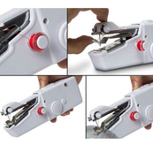 Портативная мини-швейная машинка HANDY SWITCH CS-101B, Ручная швейная машинка удобная компактная. Изображение №6