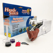 Портативная мини-швейная машинка HANDY SWITCH CS-101B, Ручная швейная машинка удобная компактная. Изображение №15