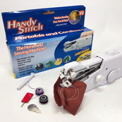 Портативная мини-швейная машинка HANDY SWITCH CS-101B, Ручная швейная машинка удобная компактная. Изображение №23