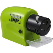 Многофункциональная беспроводная точилка Swift Sharp DY-521, Кухонная точилка для ножей и ножниц. Изображение №4