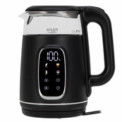 Электрочайник Adler AD 1305 2200Вт 1.7Л Black Silver. Изображение №3