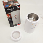 Электрическая кофемолка Adler AD 4446-wg Белая 150 Вт кухонный мини измельчитель для зерен кофе. Изображение №2