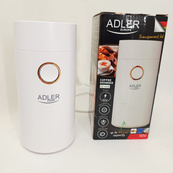 Электрическая кофемолка Adler AD 4446-wg Белая 150 Вт кухонный мини измельчитель для зерен кофе. Изображение №7