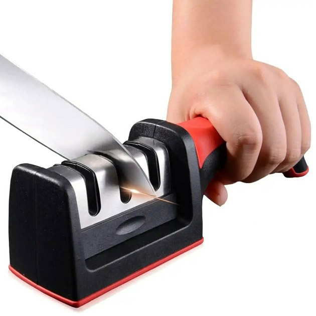 Профессиональная Ручная Точилка для ножей 3 уровня заточки Fast Sharpener RS-168 Профессиональная Ручная Точилка для ножей 3 уровня заточки Fast Sharpener RS-168