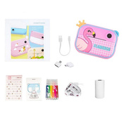 Детский фотоаппарат мгновенной печати YT008 PINK FLAMINGO с поддержкой microSD. Изображение №3