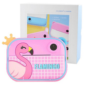 Детский фотоаппарат мгновенной печати YT008 PINK FLAMINGO с поддержкой microSD. Изображение №4