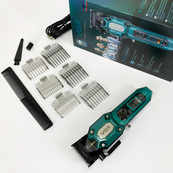 Аккумуляторная машинка для стрижки VGR V-600. Цвет: зеленый. Изображение №5 Аккумуляторная машинка для стрижки VGR V-600. Цвет: зеленый. Изображение №5