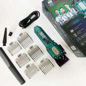 Аккумуляторная машинка для стрижки VGR V-600. Цвет: зеленый. Изображение №8 Аккумуляторная машинка для стрижки VGR V-600. Цвет: зеленый. Изображение №8