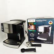 Кофемашина рожковая эспрессо Rainberg RB-2273 2200Вт с капучинатором 1.6л, полуавтоматическая кофеварка. Изображение №3 Кофемашина рожковая эспрессо Rainberg RB-2273 2200Вт с капучинатором 1.6л, полуавтоматическая кофеварка. Изображение №3