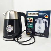 Чайник электрический с датчиком температуры Rainberg RB-2314 Black. Изображение №3