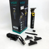 Машинка для стрижки VGR V-082 аккумуляторная беспроводная профессиональная + 3 насадки триммер для волос. Изображение №14