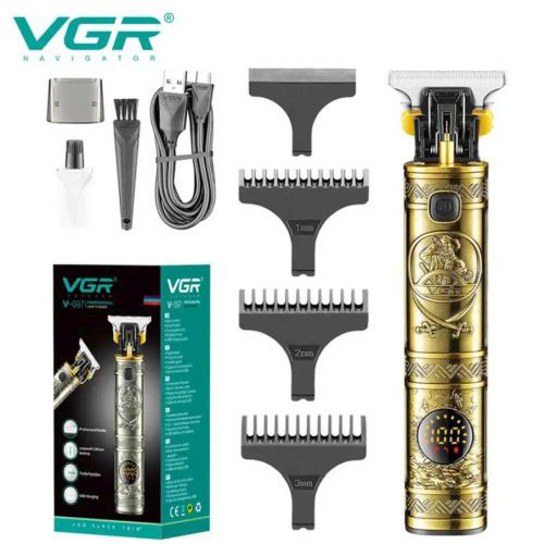 Машинка для стрижки волосся і бороди VGR V-097, Машинка для підстригання Окантувальна машинка. Колір: золотий Машинка для стрижки волосся і бороди VGR V-097, Машинка для підстригання Окантувальна машинка. Колір: золотий