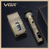 Профессиональный набор машинка для стрижки и шейвер VGR V-649, Мужской аккумуляторный триммер. Изображение №5 Профессиональный набор машинка для стрижки и шейвер VGR V-649, Мужской аккумуляторный триммер. Изображение №5