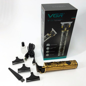 Машинка для стрижки волосся і бороди VGR V-097, Машинка для підстригання Окантувальна машинка. Колір: золотий. Зображення №9 Машинка для стрижки волосся і бороди VGR V-097, Машинка для підстригання Окантувальна машинка. Колір: золотий. Зображення №9