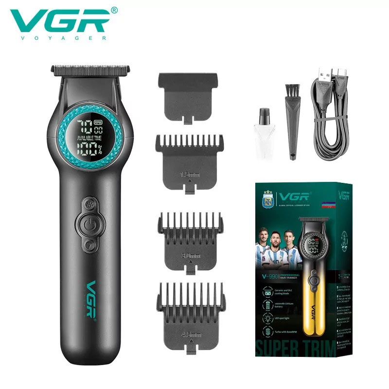 Тример VGR V-990, 3 насадки, Многофункциональная аккумуляторная машинка для стрижки, VGR машинка Тример VGR V-990, 3 насадки, Многофункциональная аккумуляторная машинка для стрижки, VGR машинка