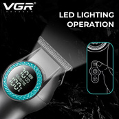 Тример VGR V-990, 3 насадки, Многофункциональная аккумуляторная машинка для стрижки, VGR машинка. Изображение №4 Тример VGR V-990, 3 насадки, Многофункциональная аккумуляторная машинка для стрижки, VGR машинка. Изображение №4