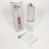 Ирригатор для чистки зубов и полости рта Oral Irrigator с аккумулятором и сменными насадками White. Изображение №8 Ирригатор для чистки зубов и полости рта Oral Irrigator с аккумулятором и сменными насадками White. Изображение №8