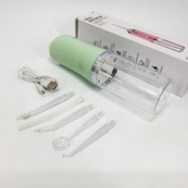 Ирригатор для чистки зубов и полости рта Oral Irrigator с аккумулятором и сменными насадками Green. Изображение №2 Ирригатор для чистки зубов и полости рта Oral Irrigator с аккумулятором и сменными насадками Green. Изображение №2