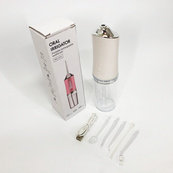 Ирригатор для чистки зубов и полости рта Oral Irrigator с аккумулятором и сменными насадками White. Изображение №10 Ирригатор для чистки зубов и полости рта Oral Irrigator с аккумулятором и сменными насадками White. Изображение №10