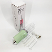 Ирригатор для чистки зубов и полости рта Oral Irrigator с аккумулятором и сменными насадками Green. Изображение №9 Ирригатор для чистки зубов и полости рта Oral Irrigator с аккумулятором и сменными насадками Green. Изображение №9