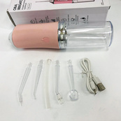 Ирригатор для чистки зубов и полости рта Oral Irrigator с аккумулятором и сменными насадками Pink. Изображение №8 Ирригатор для чистки зубов и полости рта Oral Irrigator с аккумулятором и сменными насадками Pink. Изображение №8