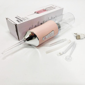 Ирригатор для чистки зубов и полости рта Oral Irrigator с аккумулятором и сменными насадками Pink. Изображение №10 Ирригатор для чистки зубов и полости рта Oral Irrigator с аккумулятором и сменными насадками Pink. Изображение №10