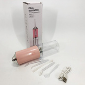 Ирригатор для чистки зубов и полости рта Oral Irrigator с аккумулятором и сменными насадками Pink. Изображение №17 Ирригатор для чистки зубов и полости рта Oral Irrigator с аккумулятором и сменными насадками Pink. Изображение №17