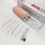 Ирригатор для чистки зубов и полости рта Oral Irrigator с аккумулятором и сменными насадками Pink. Изображение №18 Ирригатор для чистки зубов и полости рта Oral Irrigator с аккумулятором и сменными насадками Pink. Изображение №18