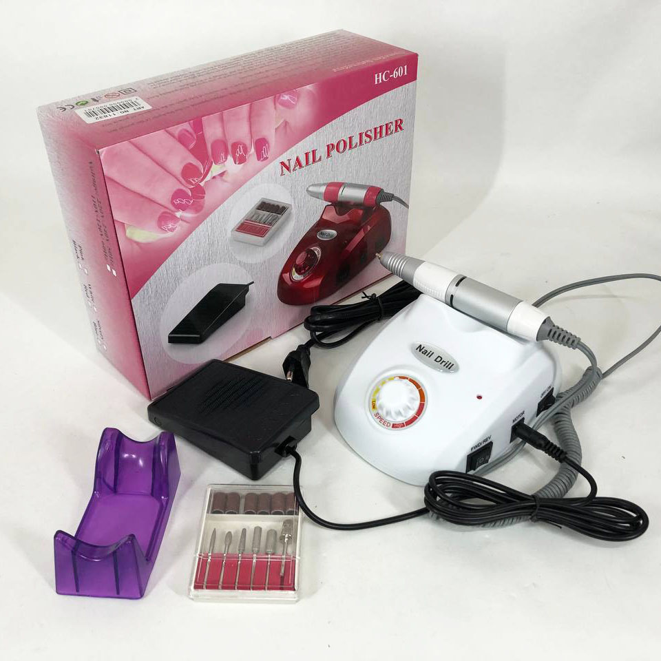 Фрезер для маникюра и педикюра Drill Pro Nail Drill, 30000 об/мин, фрезер для ногтей White Фрезер для маникюра и педикюра Drill Pro Nail Drill, 30000 об/мин, фрезер для ногтей White