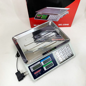 Весы торговые электронные со счетчиком цены на 50кг Matarix MX-414. Изображение №4