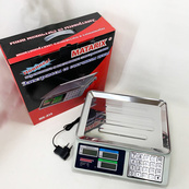 Весы торговые электронные со счетчиком цены на 50кг Matarix MX-414. Изображение №7