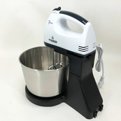 Миксер CROWNBERG CB-7321 с чашей/металл, миксеры с чашей, миксер тестомес для дома, кухонный стационарный. Изображение №3