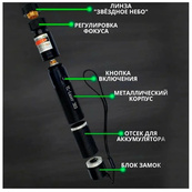 Лазерная указка Green Laser Pointer JD-303, Лазеры с зеленым лучом, Лазерная указка брелок. Изображение №26