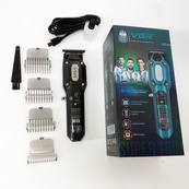 Аккумуляторная машинка для стрижки VGR V-900 с дисплеем беспроводная для стрижки волос. Цвет: черный. Изображение №11 Аккумуляторная машинка для стрижки VGR V-900 с дисплеем беспроводная для стрижки волос. Цвет: черный. Изображение №11